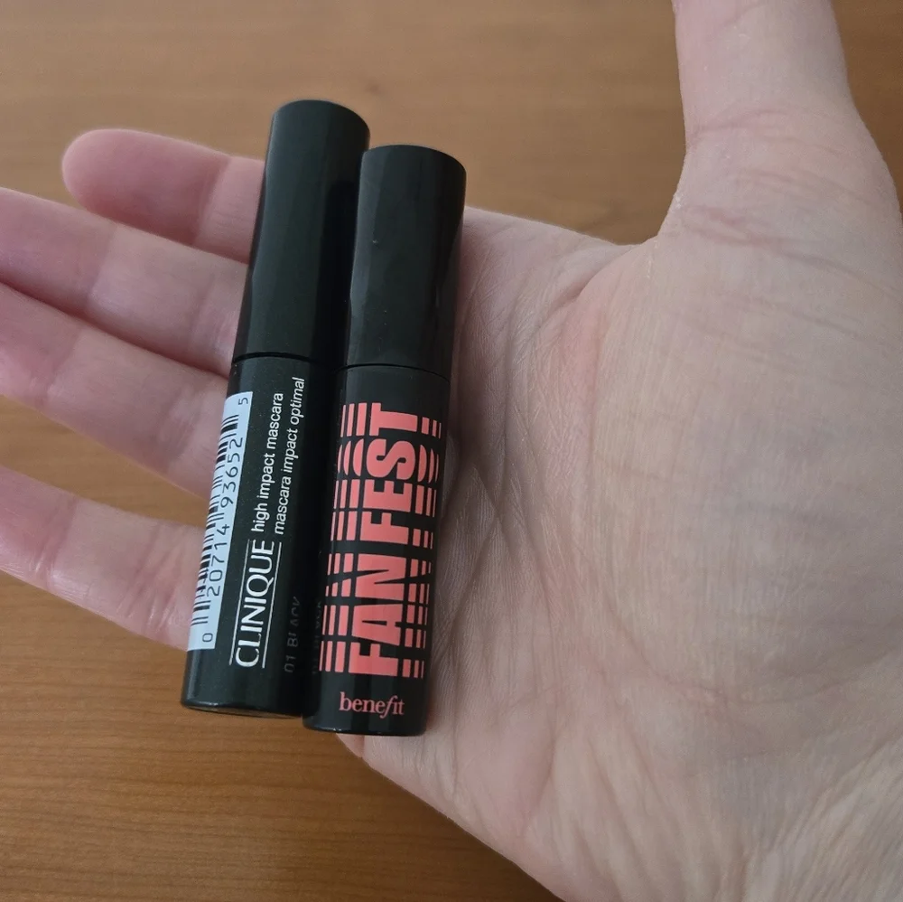 Clinique and Benefit Black Mini Mascara Set